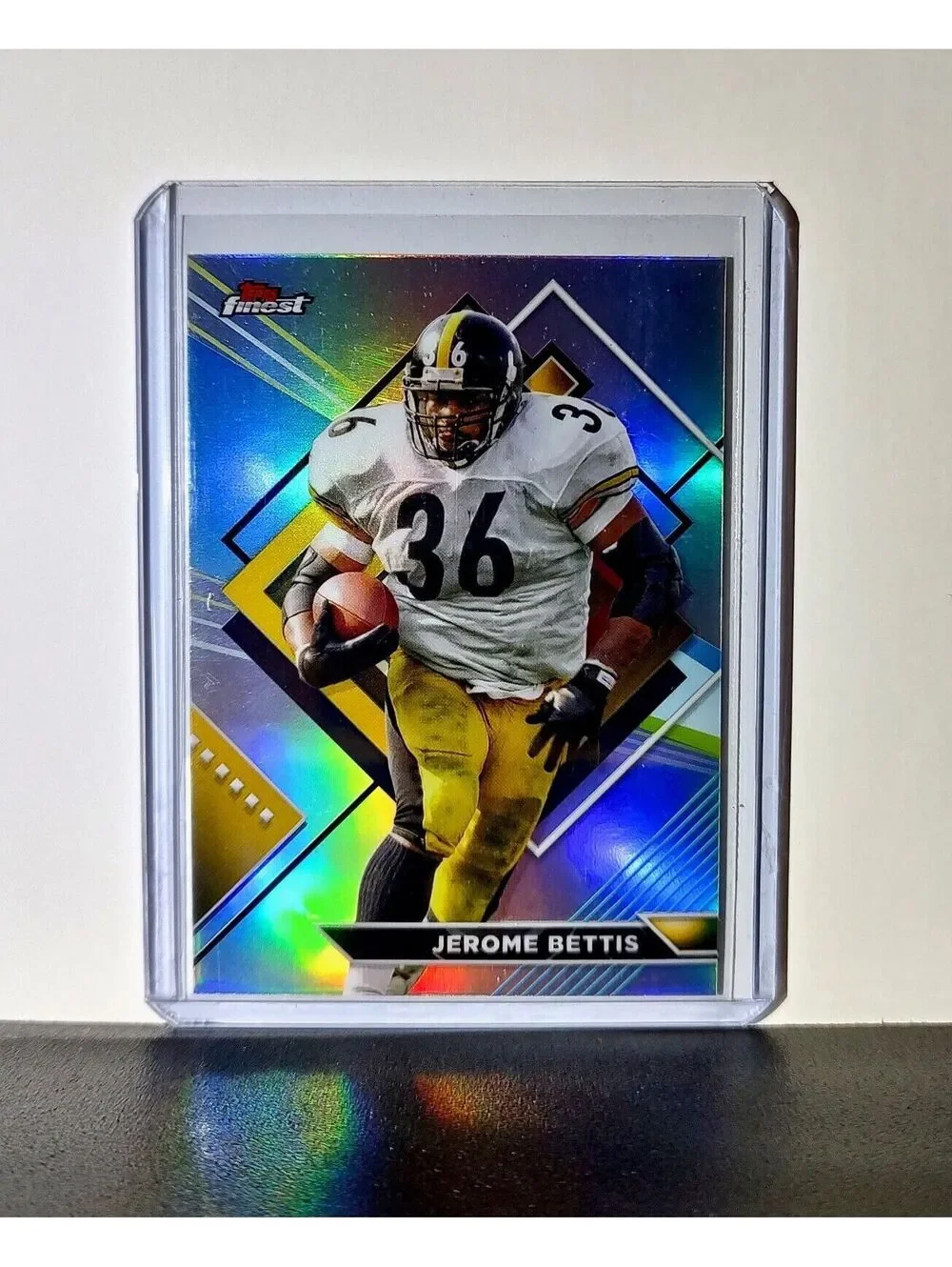 Jerome Bettis 2023 Topps Finest NFL #232 Refractor Card Pittsburgh Steelers